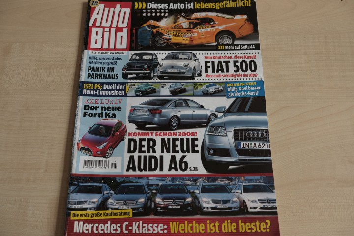 Deckblatt Auto Bild (25/2007)